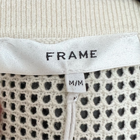 NWT Frame Crochet Midi Kaftan in Cream, Size Medium - Picture 12 of 15